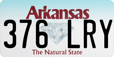 AR license plate 376LRY