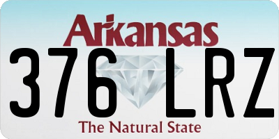 AR license plate 376LRZ