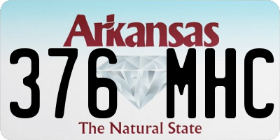 AR license plate 376MHC