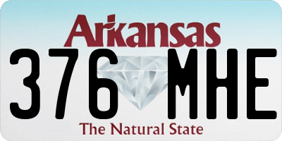 AR license plate 376MHE