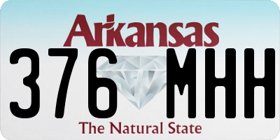 AR license plate 376MHH