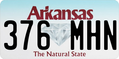 AR license plate 376MHN