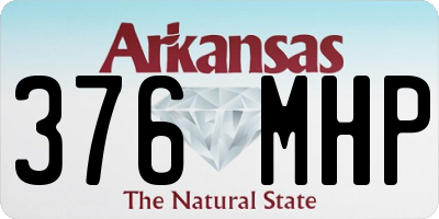 AR license plate 376MHP