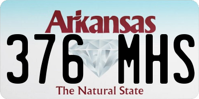 AR license plate 376MHS