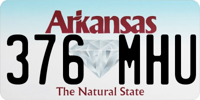 AR license plate 376MHU