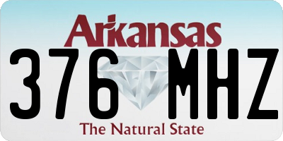 AR license plate 376MHZ
