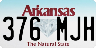 AR license plate 376MJH