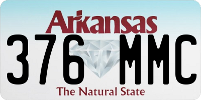 AR license plate 376MMC
