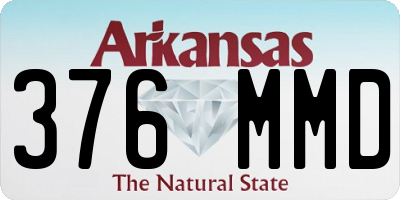 AR license plate 376MMD