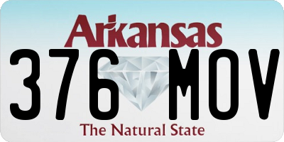 AR license plate 376MOV