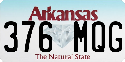 AR license plate 376MQG