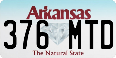 AR license plate 376MTD