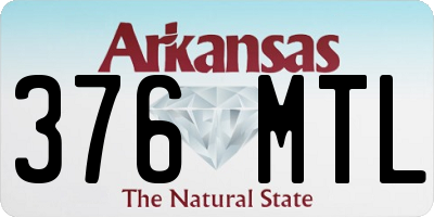 AR license plate 376MTL