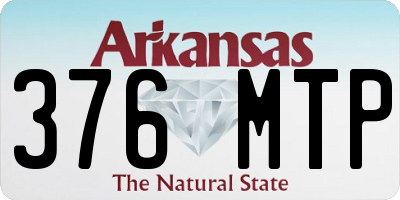 AR license plate 376MTP