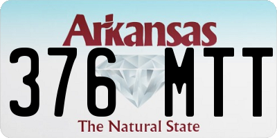 AR license plate 376MTT