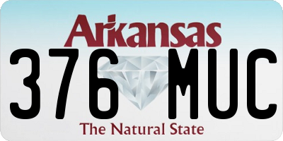 AR license plate 376MUC