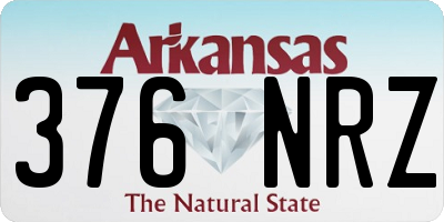 AR license plate 376NRZ
