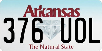 AR license plate 376UOL