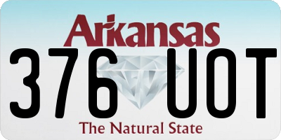 AR license plate 376UOT