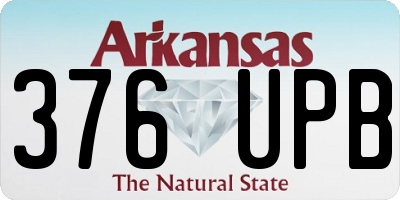 AR license plate 376UPB