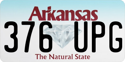 AR license plate 376UPG