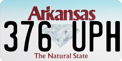 AR license plate 376UPH