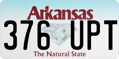 AR license plate 376UPT