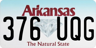 AR license plate 376UQG
