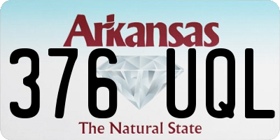 AR license plate 376UQL