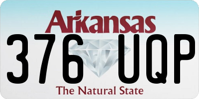 AR license plate 376UQP