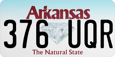 AR license plate 376UQR
