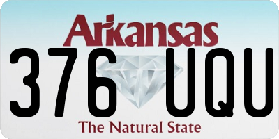 AR license plate 376UQU