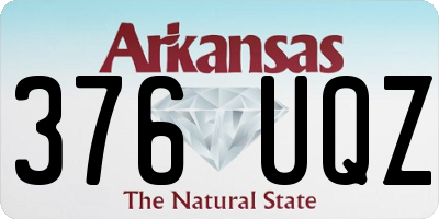 AR license plate 376UQZ