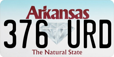 AR license plate 376URD