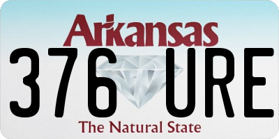 AR license plate 376URE