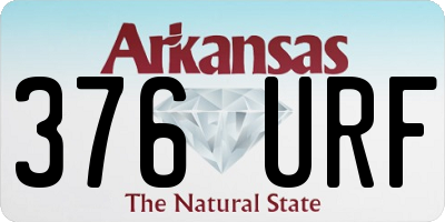 AR license plate 376URF