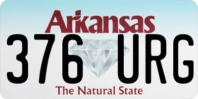 AR license plate 376URG