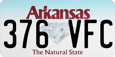 AR license plate 376VFC