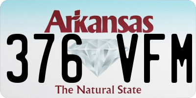 AR license plate 376VFM