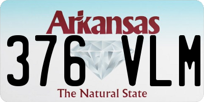 AR license plate 376VLM