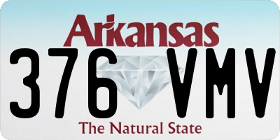 AR license plate 376VMV