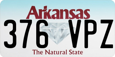 AR license plate 376VPZ