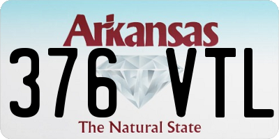 AR license plate 376VTL