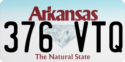AR license plate 376VTQ