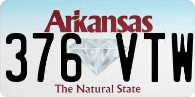 AR license plate 376VTW