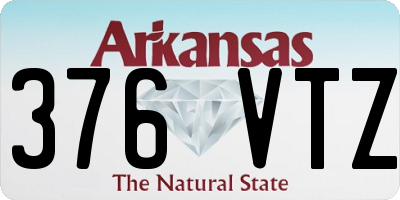 AR license plate 376VTZ