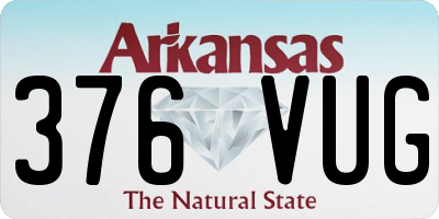 AR license plate 376VUG