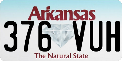 AR license plate 376VUH