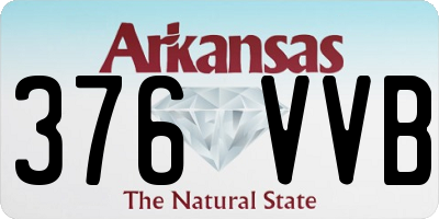 AR license plate 376VVB