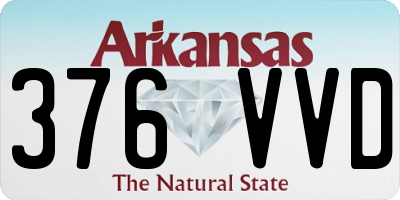 AR license plate 376VVD